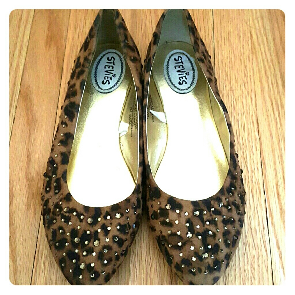 Stevie's Cheetah Print Flats size 4